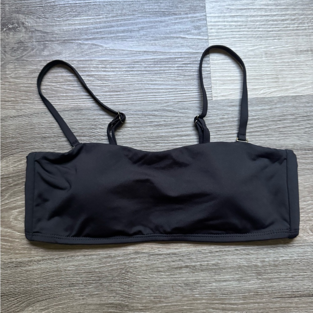 Andie Swim The Rio Top Black Size Small Bikini Top Removable Straps NWT
